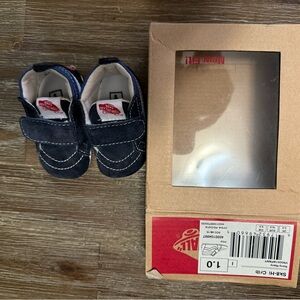 NEW Vans crib shoes baby size 1.0 for 0-6weeks old newborn